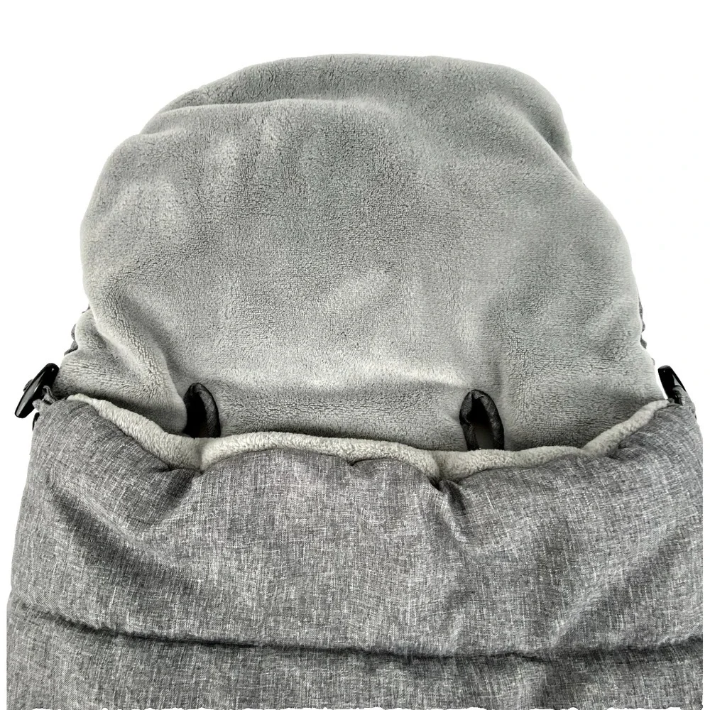 Orzbow Universal Baby Car Seat Bunting Bag Warm Fleece Sack Gray Winter Cover